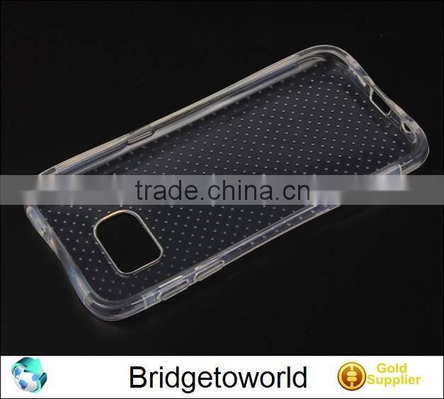 Clear crystal bubble shockproof air cushion slim soft TPU flexible jelly gel silicon for iPhone 6 6S 6Plus for Samsung