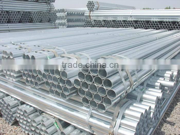 galvanized seamless steel pipe for construction