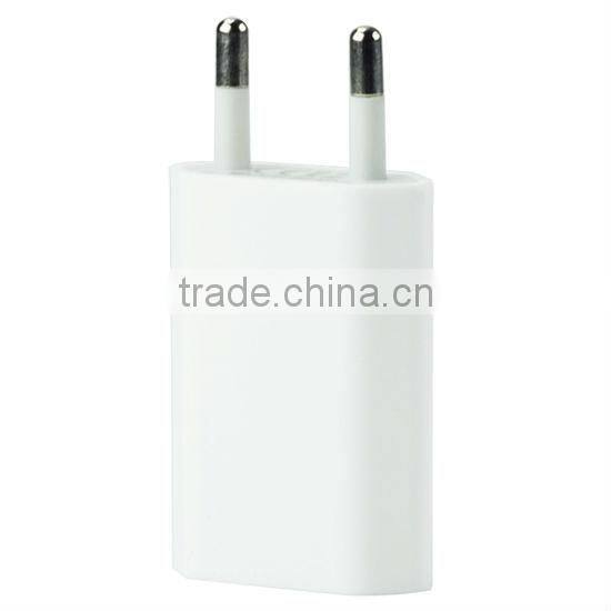 EU USB Power Adapter 5V 1A for iphone and mobile phone