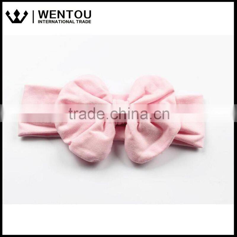 New Cotton Bow Stretch Turban Knot Baby Headwrap