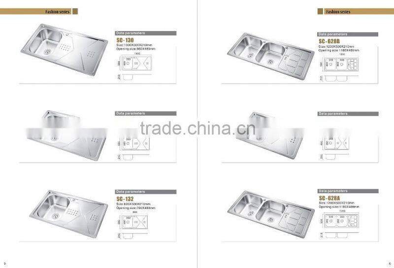 SC-127 Alibaba kitchenware suppliers stainless steel wall mounted sink