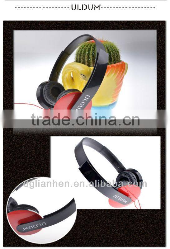 ULDUM wholesale earphone &headphone high quality computer audio headset for laptop,ipad,mobile phone