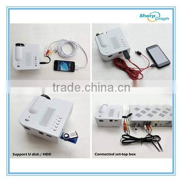 Wholesale UNIC Mini Handy Ultra HD LED Multimedia 720p Projector UC28+ Home Theater Beamer