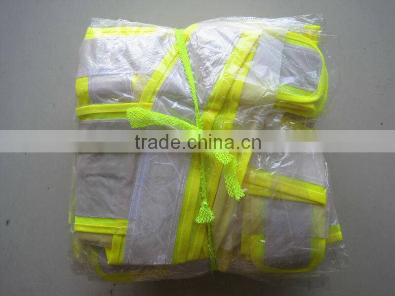 rain-resistant reflective safety vest