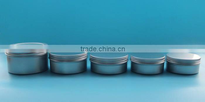 250g Aluminum Screw Container, 250ml Aluminum Screw Tin Can, 11oz 250g Aluminum box