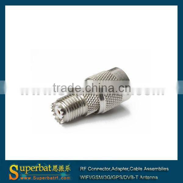 Mini-UHF-TNC adapter Mini-UHF Jack to TNC Plug straight coaxial splitter
