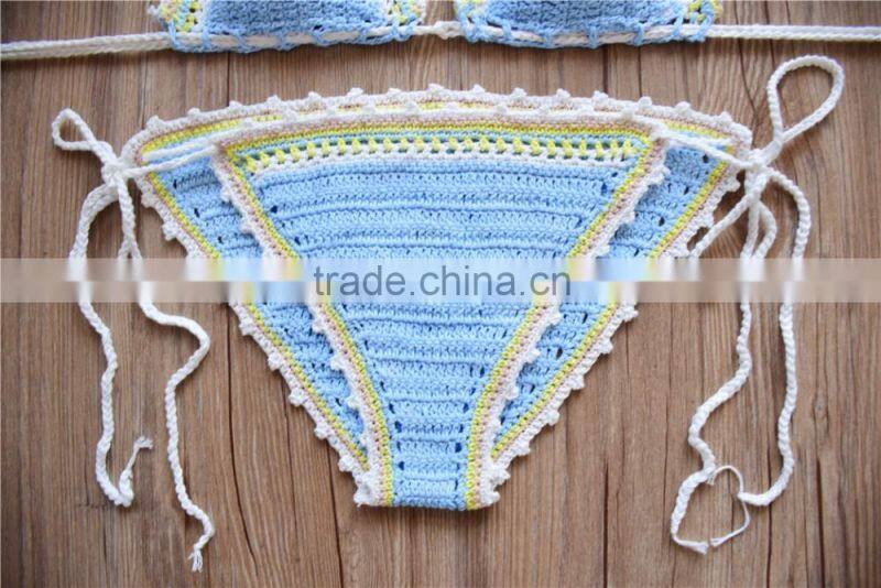 Crochet Brazilian Bikini , sexy ladies bikini handmade crochet beachwear
