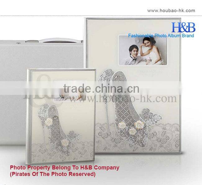 wholesale profesional sexy shoe design wedding photo album cover design sexy shoe design