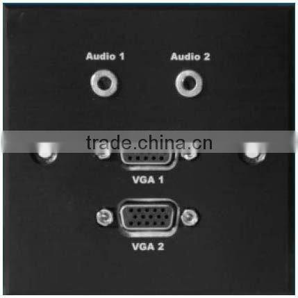 Faceplate audio video data.
