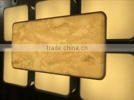 Yellow Translucent marble plastic sheet