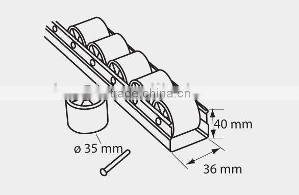 High Quality Roller Track Joint For Pipe Rack System