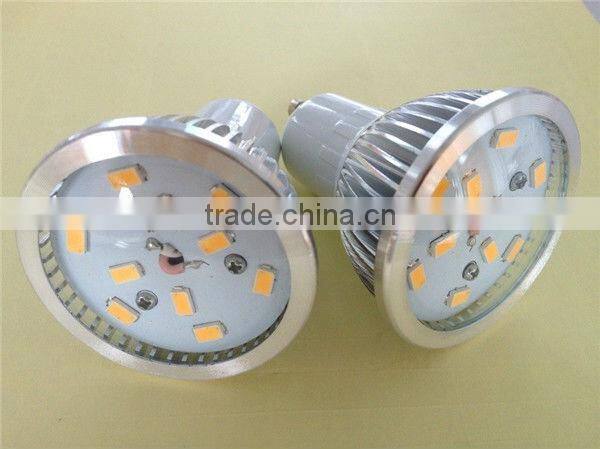 GU10 Led 5W 85-265V AC 5630 Led 10 SMD 450lm Spotlights GU10