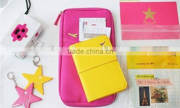 Fashion Travel Passport Holder Organizer Protector Cover Cute Card Case Wallet