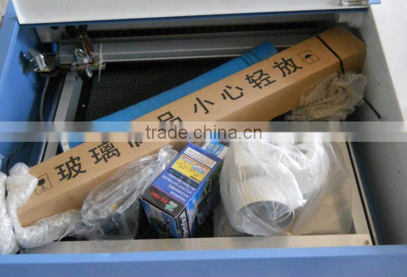 High quality small laser engraving cutting machine 400*400mm ZK-4040