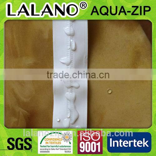 2015 new Top quality 10# big size 4m long nylon water resistant Zipper in white for wholesale