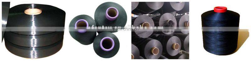 flat filament yarn / 300d polyester yarn filament / dope dyed white polyester yarn