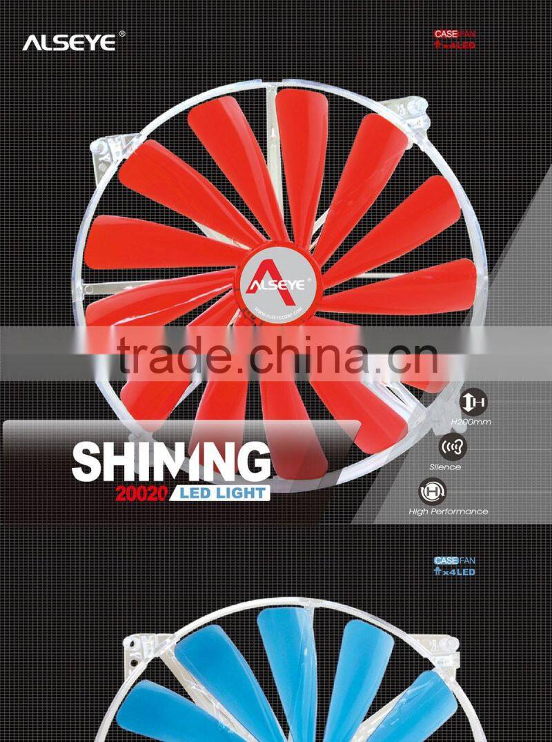 Alseye SHINING-20020 220v computer electric cpu case fan