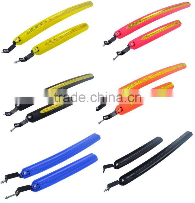 MTB bicycle mudguard A268 wholesale price red plastic fashionable durable bicycle mudguards