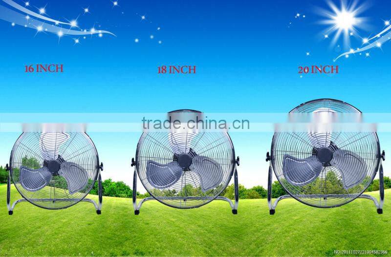 16'' 18'' 20'' electric quiet floor fan