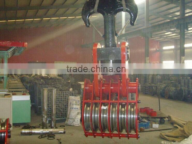 DSL Flexible building materials chain pulley single sheave snatch block