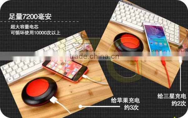 Mobile phone charger hand warmer power bank portable rechargeable usb hand warmer