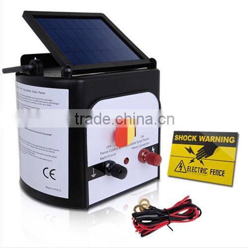 solar panel production line wholesale 3, 5, 8KM Solar Power Electric Fence Energizer cattle deer fencing