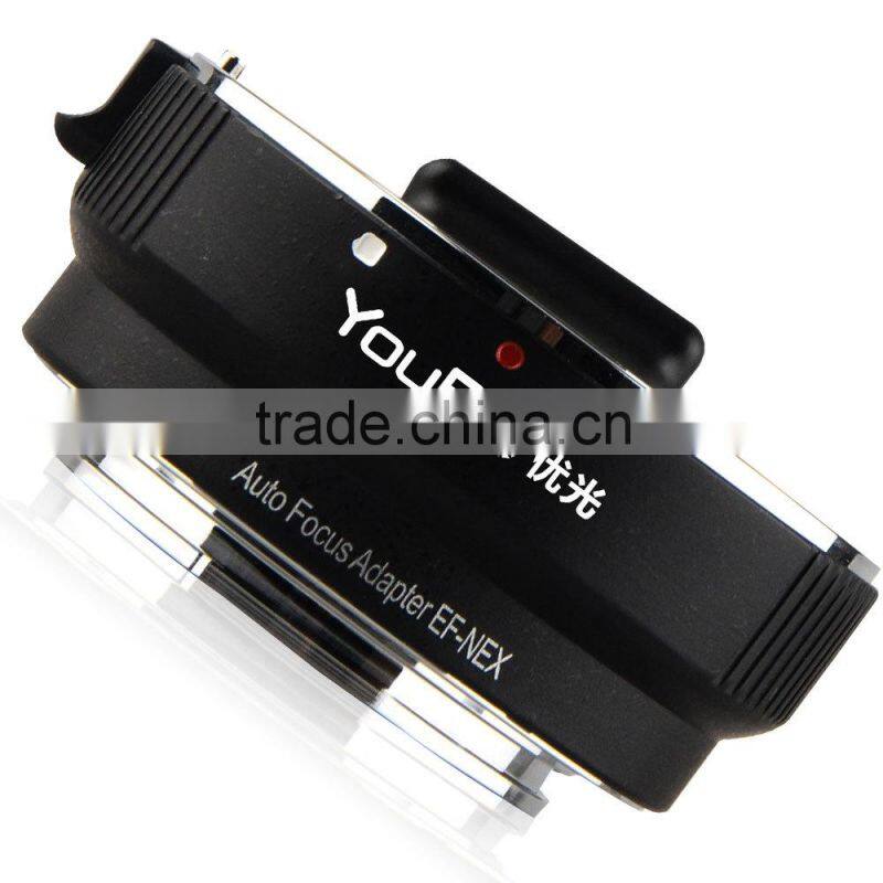 Auto-focus Mount Adapter EF-NEX II for Canon EF/EF-S Lens for Sony NEX with IS Exact Exposure Drop shipping