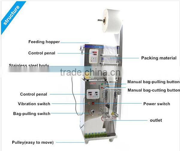 2015 Nigeria popular plastic bag water packaging machine