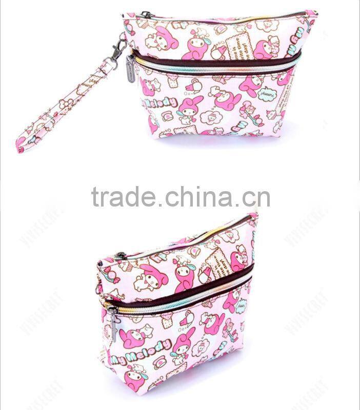 vivisecret two zipper big size brand cosmetic bag for women OEM