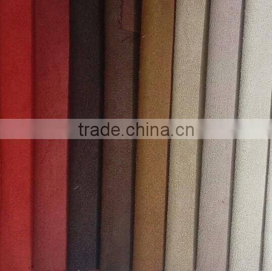 100%Polyerster Knitting Suede Shoes Fabric/garment fabric
