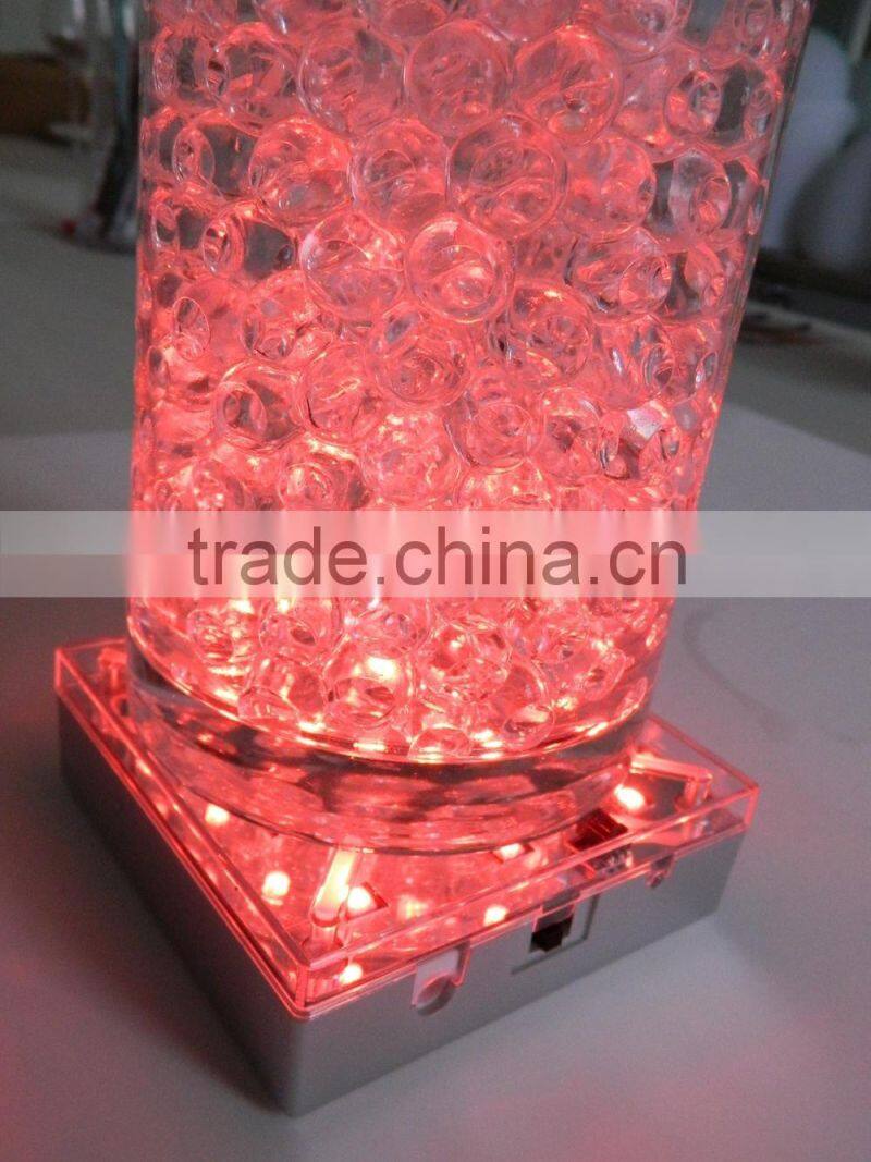 Decorative items for Party /Wedding/Event stage decorations 4 inch led light base for vase