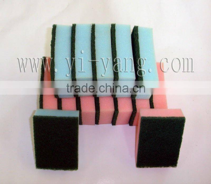 scouring pad of sponge (kitchen sponge)