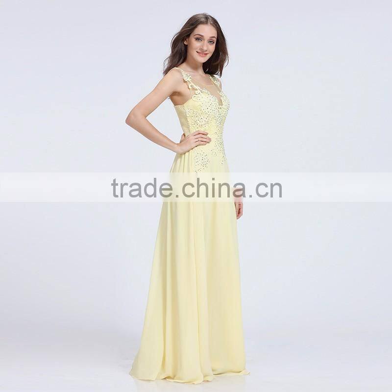 2016 Hot sale sleeveless long evening dress,special women's evening dress