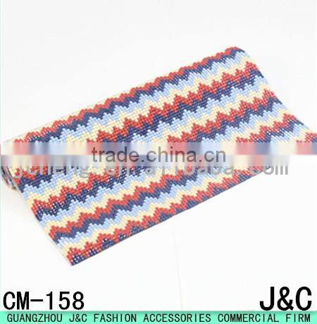 24 * 40mm color pattern Acrylic hot and drilling Mesh