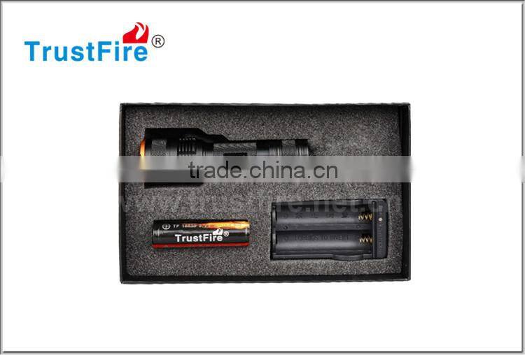 Trustfire Z3 CREE XM-L 2 high power rechargeable zoomable led flashlight