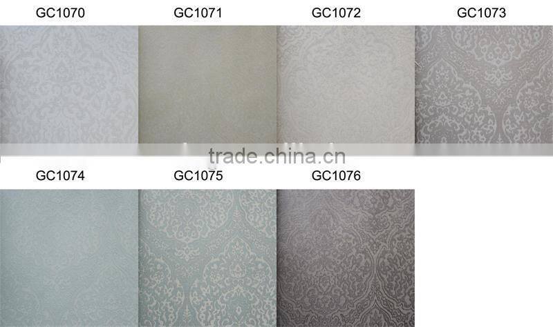 decorative pvc material wall paper vertical stripes wallpaper