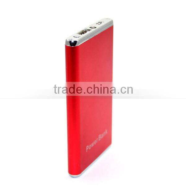4400mah Slim Portable Metal Mobile Power Bank for Moblile Phone