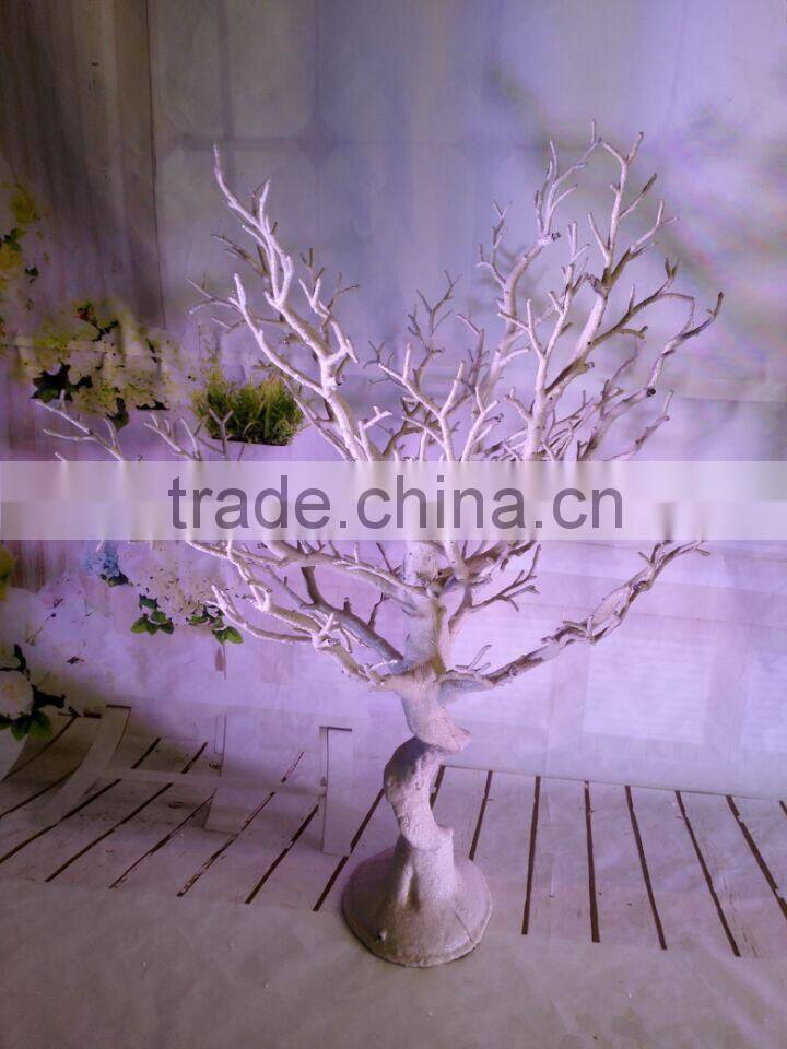 decorative artificial plastic wedding table tree centerpiece
