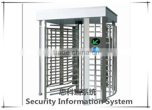 rfid smart card door access controller turnstile/ Stadium access semi-automatic full height turnstile