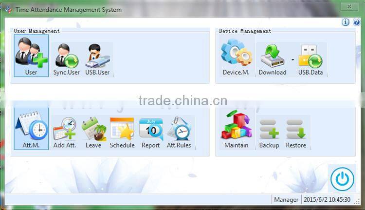 Cheap Price Biometric Realand RFID Card TCP/IP cheap fingerprint time attendance