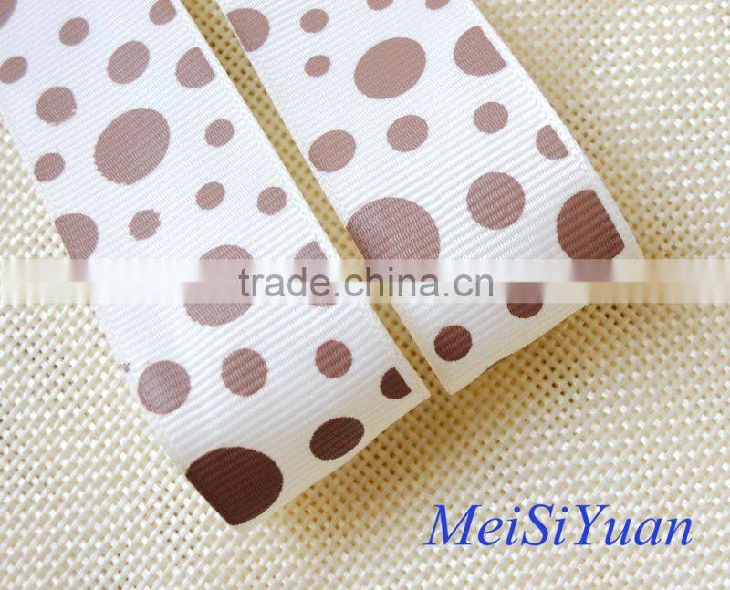 Exquisite Dots Custom Printed Grosgrain Ribbon