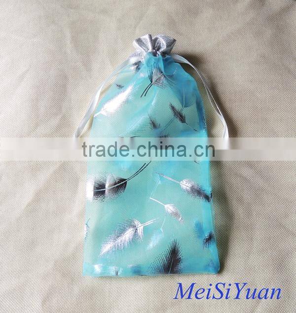 7*9cm drawstring organza bags for Christmas