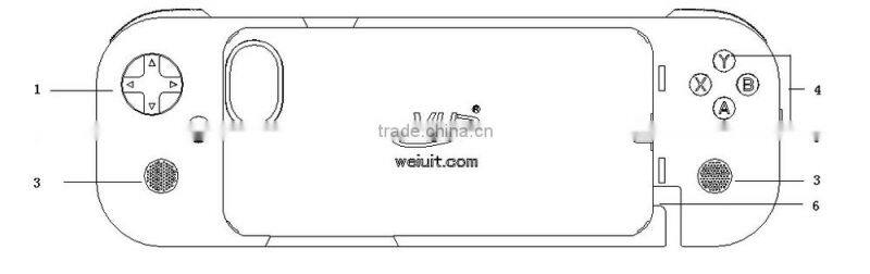 2015 MFI Certified Wireless Controller IOS 8 Game Gamepad Joystick for iPhone 6