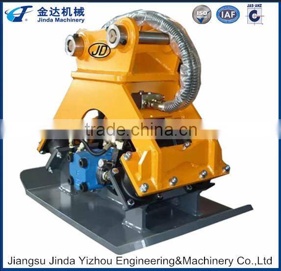 excavator 360 hydraulic vibrating plate compactor