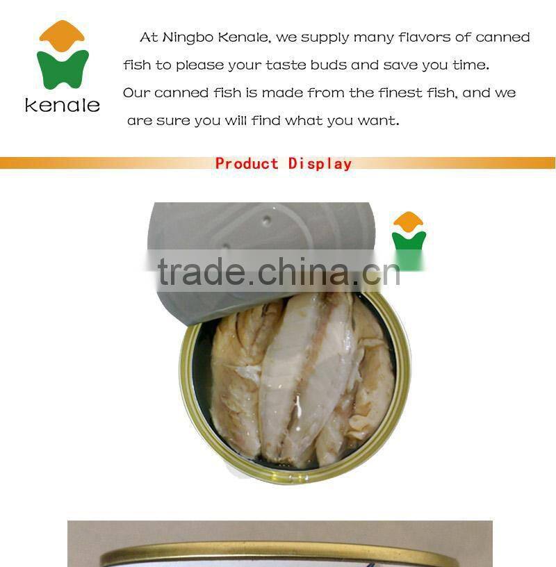 canned jack mackerel in oil 170g