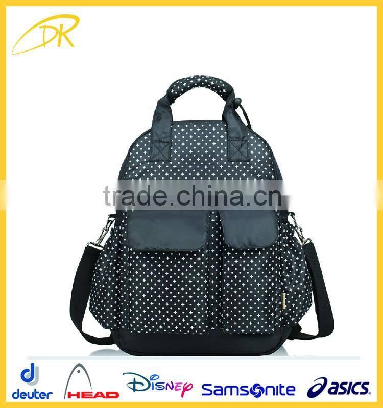 Baby Shoulder Bag Backpack Tote, Hanging Baby Diaper Backpack