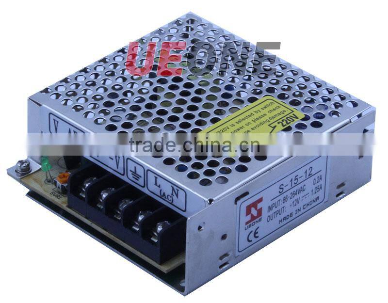 Hot sale 15w 5v 3a switching power supply of S-15-5