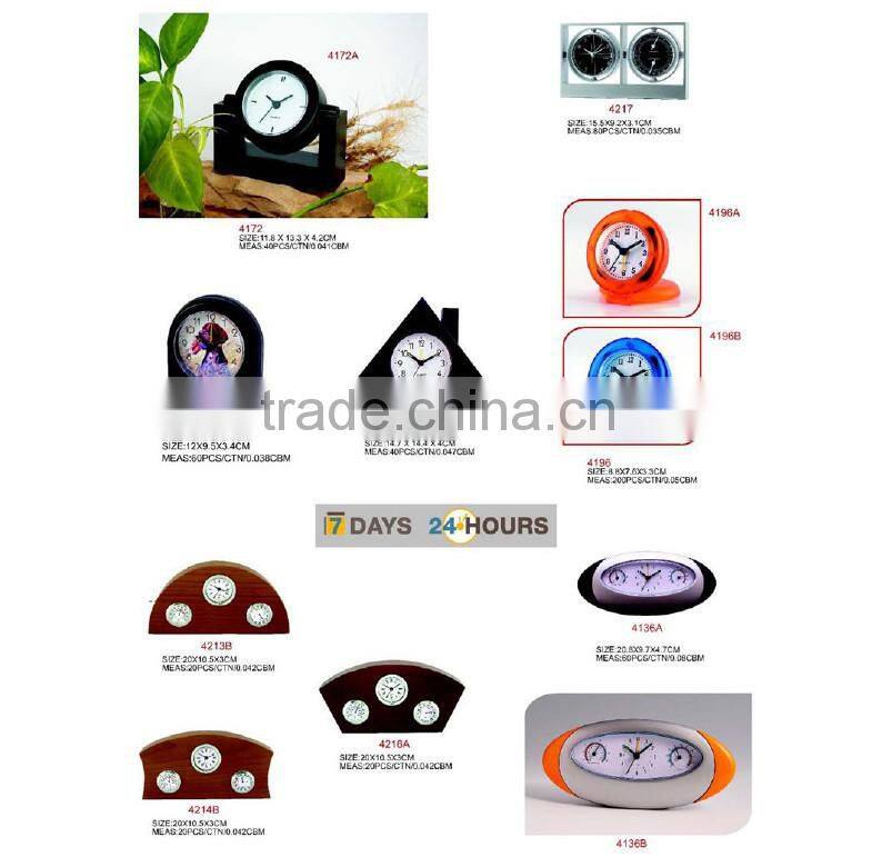 Unique Small Table Clock Advertising Gift Modern Desk Clock