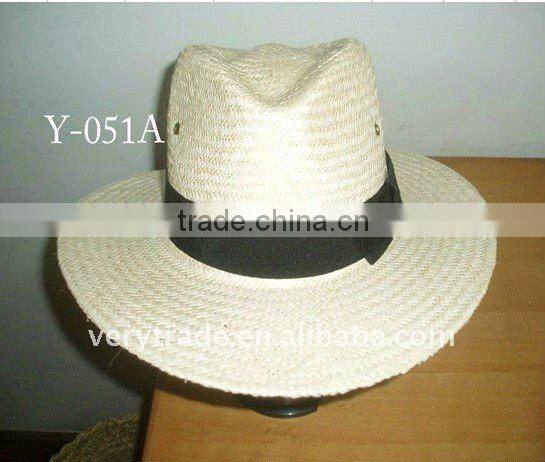 blue and white fedora ,white fedora blue band