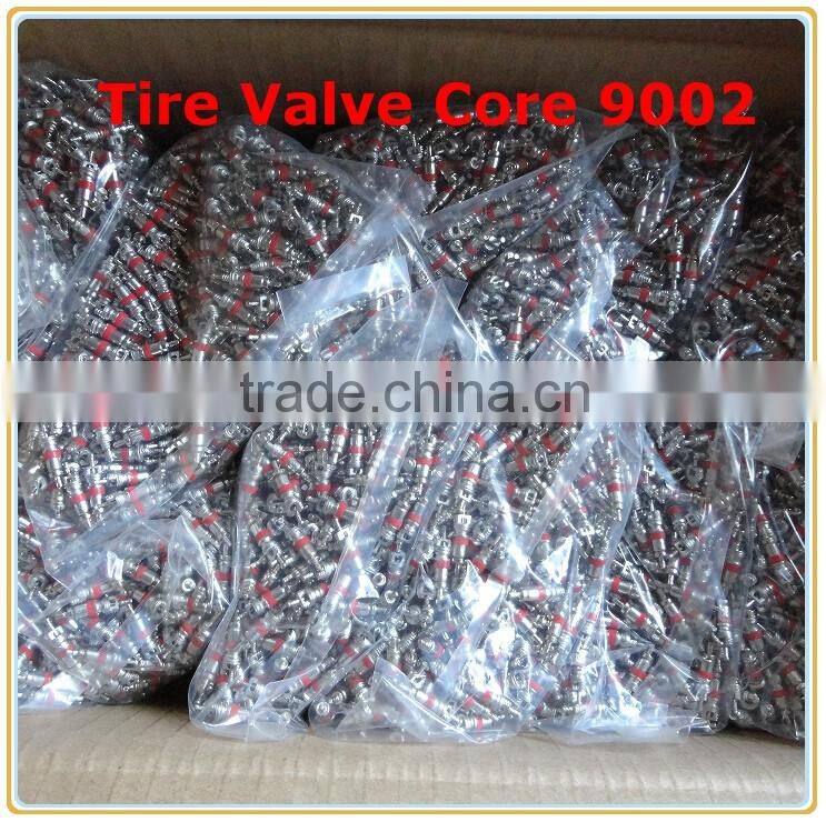 9001 9002 Car Tire Valve Accessories / Zinc Alloy Tire Valve Core